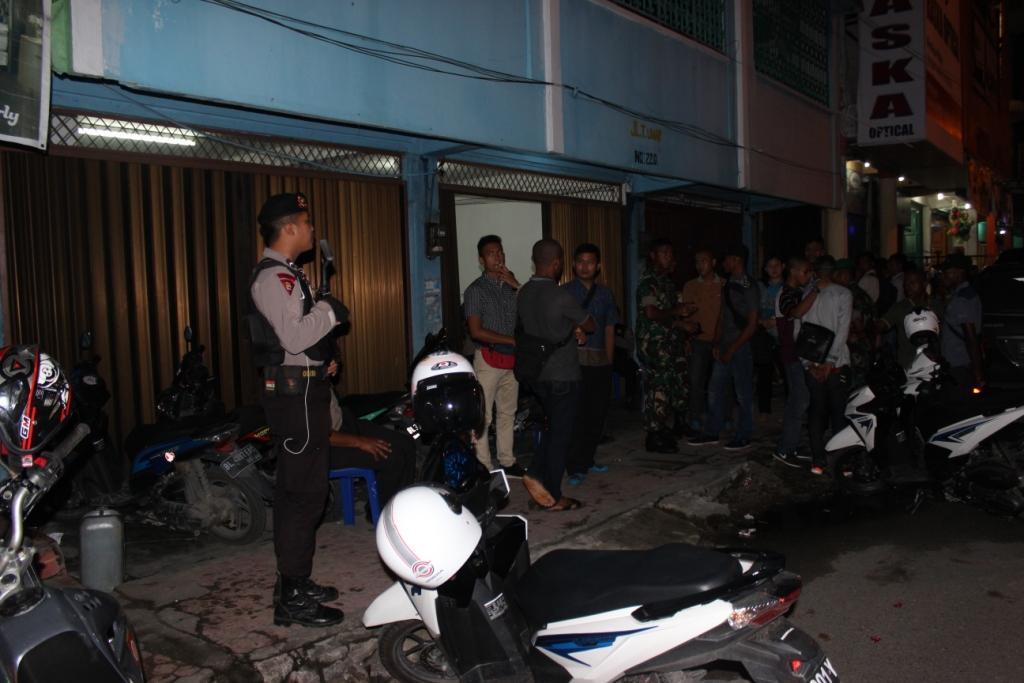 polisi amankan malam natal meulaboh
