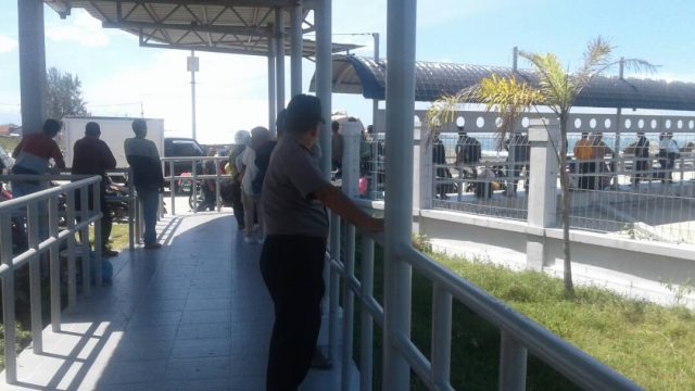 kapolsek pantau pelabuhan