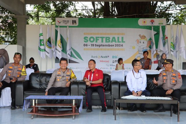 Kapolres ACeh barat pantau Pengamana