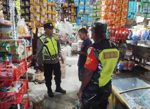 Patroli Bersama TNI POLRI di Kecamatan Bubon, Jaga Sitkamtibmas Jelang pilkada 2024