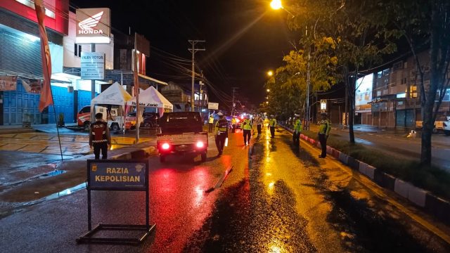 Polres Aceh barat Gelar Razia Cipta Kondisi, Cegah Potensi Kriminalitas menjelang Pilkada 2024