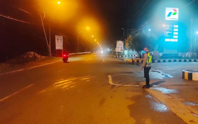 Polsek Johan pahlawan tingkatkan patroli Malam Hari, Cegah Balap Liar dan Kejahatan Jalanan