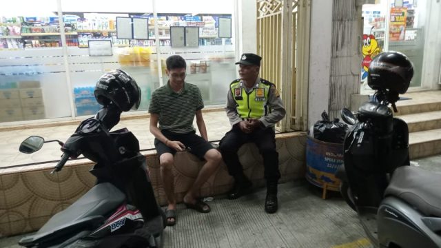 Berikan Rasa Aman, Polsek Meureubo Terus Galakkan Patroli Malam Hari