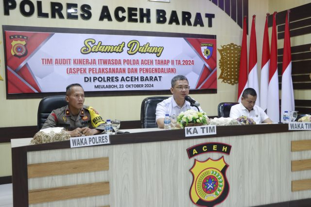 wasrik di polres aceh barat