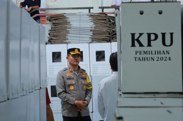 Kapolres Aceh Barat Pastikan Keamanan Logistik Pilkada