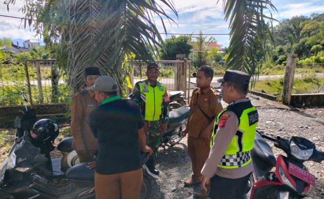 TNI Polri di Pante Ceureumen Terus Bersinergi Laksanakan Patroli Cooling System