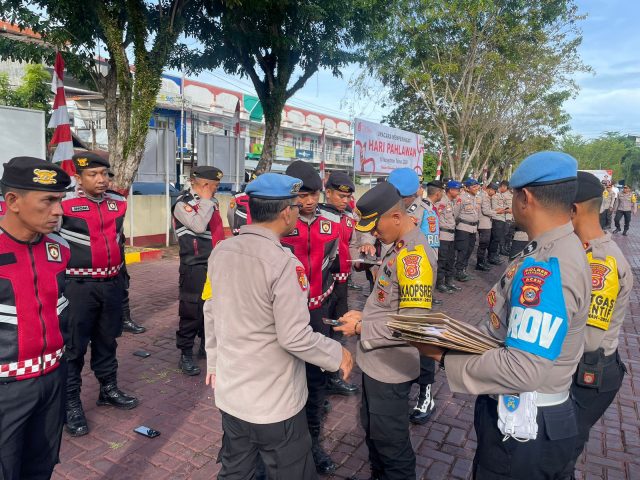 Sipropam Polres Aceh Barat Laksanakan Gaktibplin untuk Jaga Integritas Personel