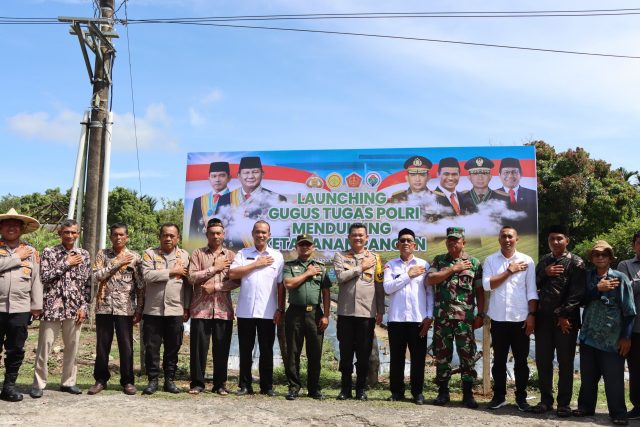 Polres Aceh Barat Komitmen Dukung Program Ketahanan Pangan