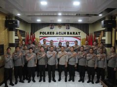 Mahasiswa STIK/PTIK Lemdiklat Polri T.A 2026 Resmi Tutup Dianmas di Polres Aceh Barat
