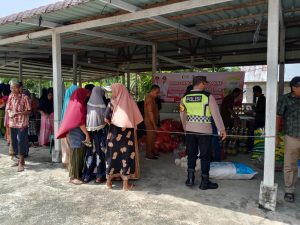Polsek Sungai Mas Monitoring Pasar Murah Sambut Idul Adha 1447 H