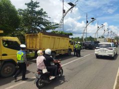 Satlantas Polres Aceh Barat Laksanakan Pengaturan dan Himbauan Humanis di SPBU Jembes