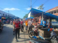 Jelang Idul Adha, Sat Samapta Polres Aceh Barat Perketat Pengamanan Pasar Hari Meugang