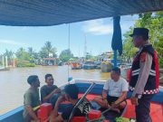 Patroli Pesisir dan Sambang Nelayan, Polsek Johan Pahlawan Jaga Keamanan Kawasan Pantai