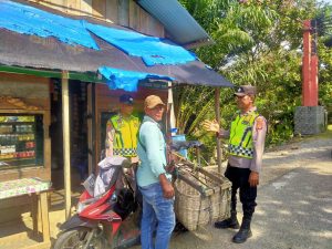 Polsek Sungai Mas Gelar Patroli Dialogis, Warga Diajak Aktif Jaga Kamtibmas