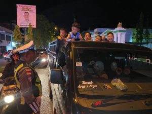 Satlantas Polres Aceh Barat Intensifkan Pengamanan dan Gatur Lalin di Malam Idul Adha