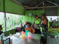 Patroli Gabungan TNI-Polri, Polsek Sungai Mas Perkuat Harkamtibmas di Wilayah Kecamatan