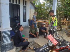 Bhabinkamtibmas Polsek Woyla Barat Sambangi Warga Binaan Pasca Lebaran Iduladha