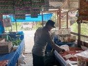 Polsek Samatiga Monitoring Harga Pangan, Stok dan Distribusi Bahan Pokok Terpantau Aman