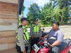 Polsek Sungai Mas Intensifkan Patroli Dialogis untuk Jaga Kondusifitas Kamtibmas