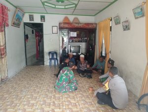 Bangun Kedekatan dengan Warga, Polsek Kaway XVI dan Polsubsektor Panton Reu Gelar Patroli Dialogis