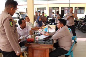 Donor Darah HUT Bhayangkara ke-80, Polres Aceh Barat Perkuat Kepedulian Kemanusiaan dan Sinergitas TNI-Polri