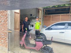 Patroli Dialogis Polsek Woyla Timur Ajak Warga Jaga Kamtibmas dan Cegah Karhutla