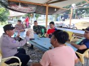Sambangi Warga di Warung Kopi, TNI-Polri Sampaikan Imbauan Kamtibmas