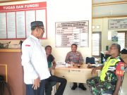 Polsek Samatiga Sambangi Kantor Desa, Sampaikan Pesan Kamtibmas kepada Aparatur Gampong