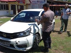 Pengendara Motor Alami Patah Kaki dalam Kecelakaan di Jalan Nasional Meulaboh–Banda Aceh