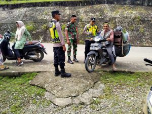 Polsek Sungai Mas Bersama TNI Tingkatkan Patroli Gabungan Cegah Gangguan Kamtibmas