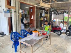 Bhabinkamtibmas Sambangi Warga Gampong Tangkeh, Ajak Masyarakat Perkuat Kepedulian terhadap Kamtibmas