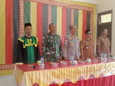 Kapolsek Woyla Hadiri Pelantikan Tuha Peut Dua Gampong, Perkuat Sinergi Membangun Pemerintahan Desa yang Kondusif