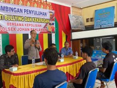 Polsek Johan Pahlawan Edukasi Remaja tentang Pencegahan Bullying di Gampong Ujung Kalak