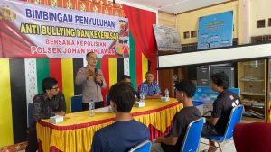 Polsek Johan Pahlawan Edukasi Remaja tentang Pencegahan Bullying di Gampong Ujung Kalak