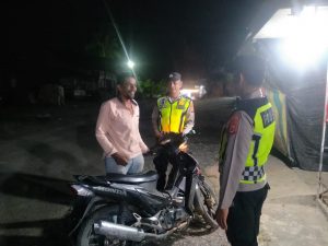 Lewat Patroli KRYD, Polsek Sungai Mas Bangun Kesadaran Warga Jaga Keamanan Lingkungan