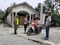 Sinergi Polri dan Warga, Polsek Woyla Barat Wujudkan Lingkungan Aman dan Kondusif