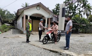 Sinergi Polri dan Warga, Polsek Woyla Barat Wujudkan Lingkungan Aman dan Kondusif