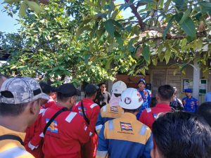 Sat Polairud Polres Aceh Barat Sosialisasikan Bahaya Narkoba kepada Pekerja Bongkar Muat Batu Bara