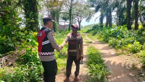 Ciptakan Kamtibmas Kondusif, Polsek Meureubo Ajak Warga Cegah Karhutla dan Narkoba