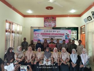 Bhabinkamtibmas Hadiri Rembuk Stunting Gampong Kuala Pling, Wujudkan Sinergi Percepatan Penurunan Stunting