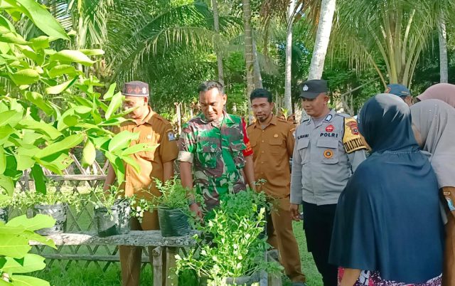 program ketahanan pangan nasional melalui pemanfaatan pekarangan bergizi. Kegiatan tersebut dilaksanakan di Gampong Ladang. Selasa (14/7/2026)