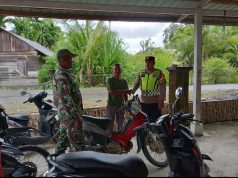 Patroli Gabungan TNI-Polri Perkuat Harkamtibmas, Polsek Sungai Mas Hadir Beri Rasa Aman kepada Masyarakat