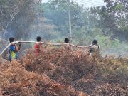 Personel Gabungan Terus Upayakan Cegah Munculnya Titik Api di Samatiga