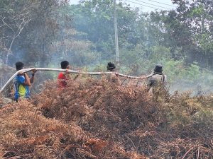 Personel Gabungan Terus Upayakan Cegah Munculnya Titik Api di Samatiga