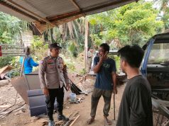 Polsek Pante Ceureumen Sambangi Bengkel Mobil, Edukasi Warga Perkuat Antisipasi Curanmor
