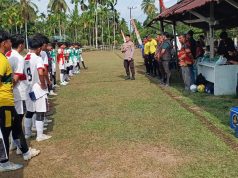 Kapolsek Samatiga Tekankan Sportivitas dan Keamanan pada Pembukaan Turnamen HUT Ke-81 RI