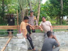 Polsek Woyla Barat Sambangi Warga Peulekung, Perkuat Kemitraan Jaga Kamtibmas