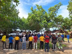 Gerakan Samatiga Bebas Sampah, Lintas Sektor Bersihkan Pantai Lhok Bubon Jelang HUT RI