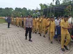 Pawai Ya Latif SMA Negeri 1 Woyla Berlangsung Khidmat, Polisi Pastikan Lalu Lintas Aman