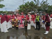 Pawai Kemerdekaan Anak-anak Warnai Jalan Imam Bonjol, Polisi Hadir Jaga Keamanan